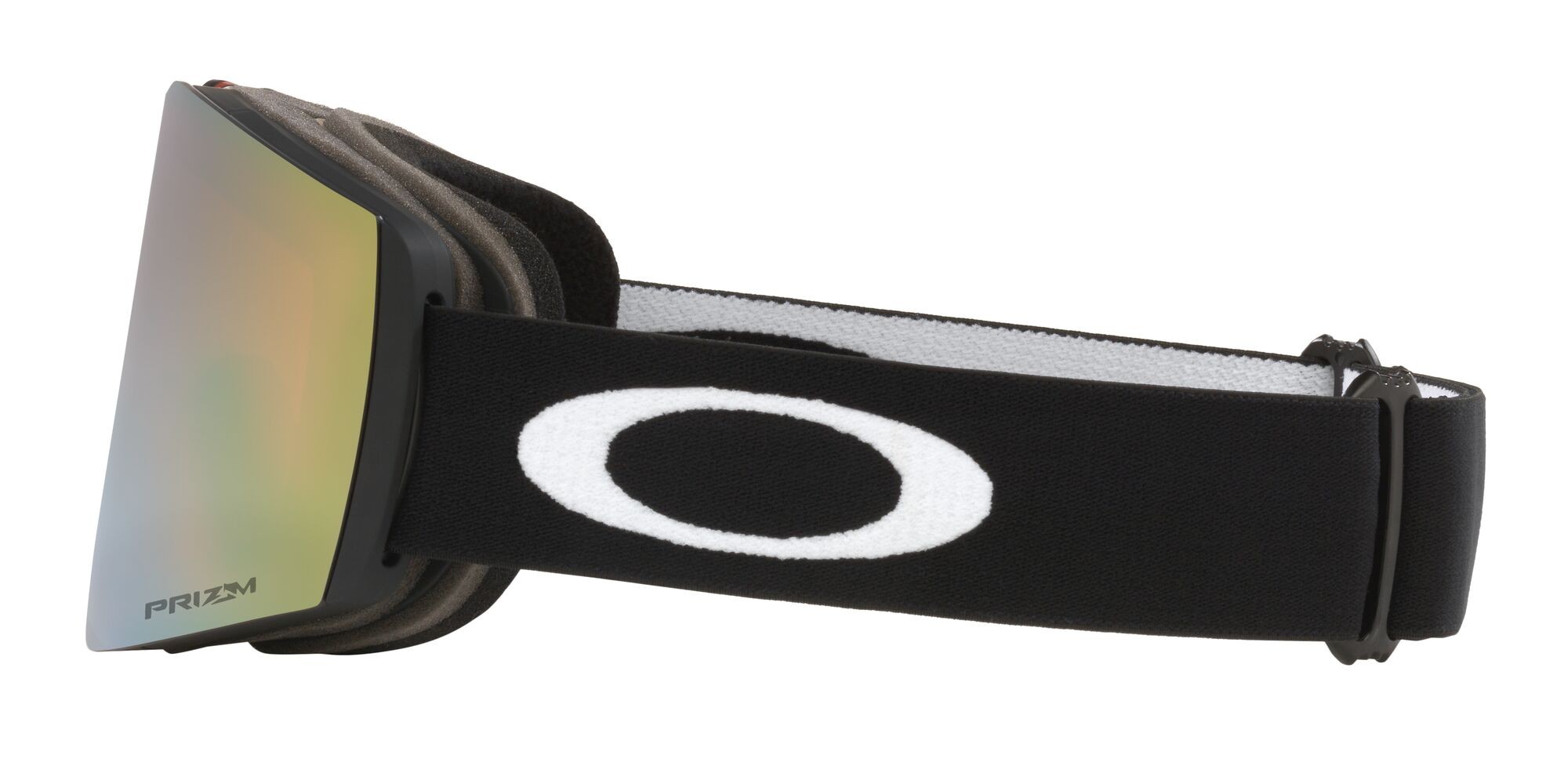 Maschere da Sci e Snowboard Oakley Fall Line M OO 7103 (710353) colore nero opaco forma mask lenti prizm sage gold iridium