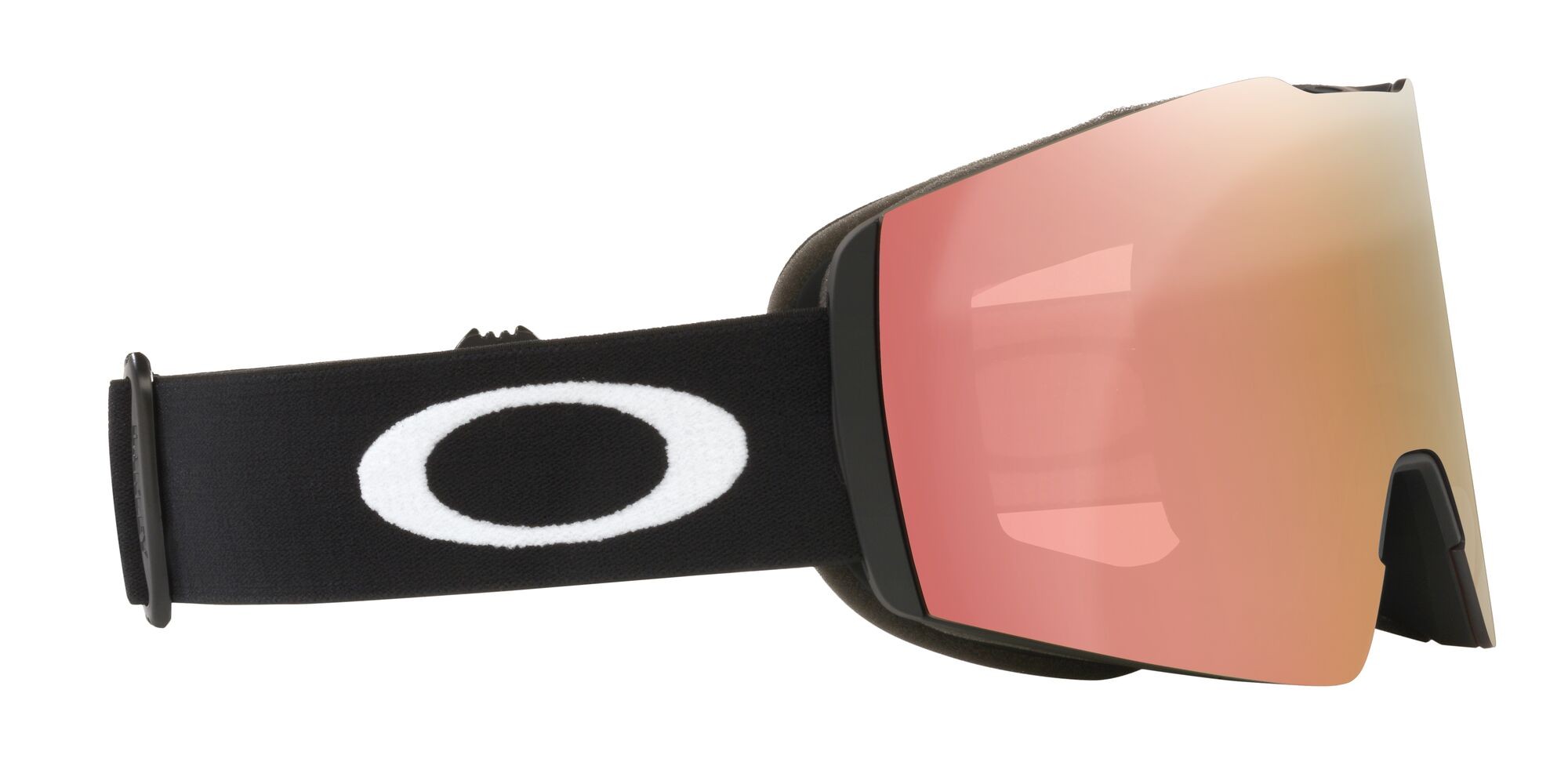 Ski and snowboard goggles Oakley Fall Line M OO 7103 (710354) color nero opaco shape mask lenses prizm rose gold iridium