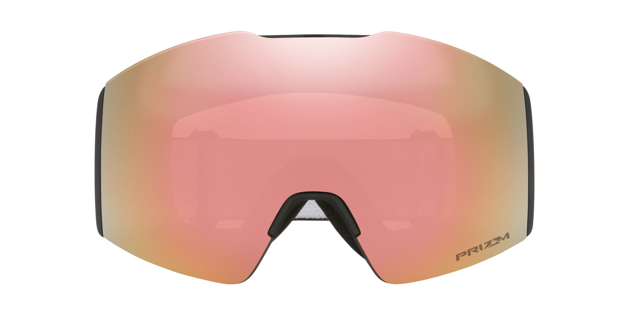 Ski and snowboard goggles Oakley Fall Line M OO 7103 (710354) color nero opaco shape mask lenses prizm rose gold iridium
