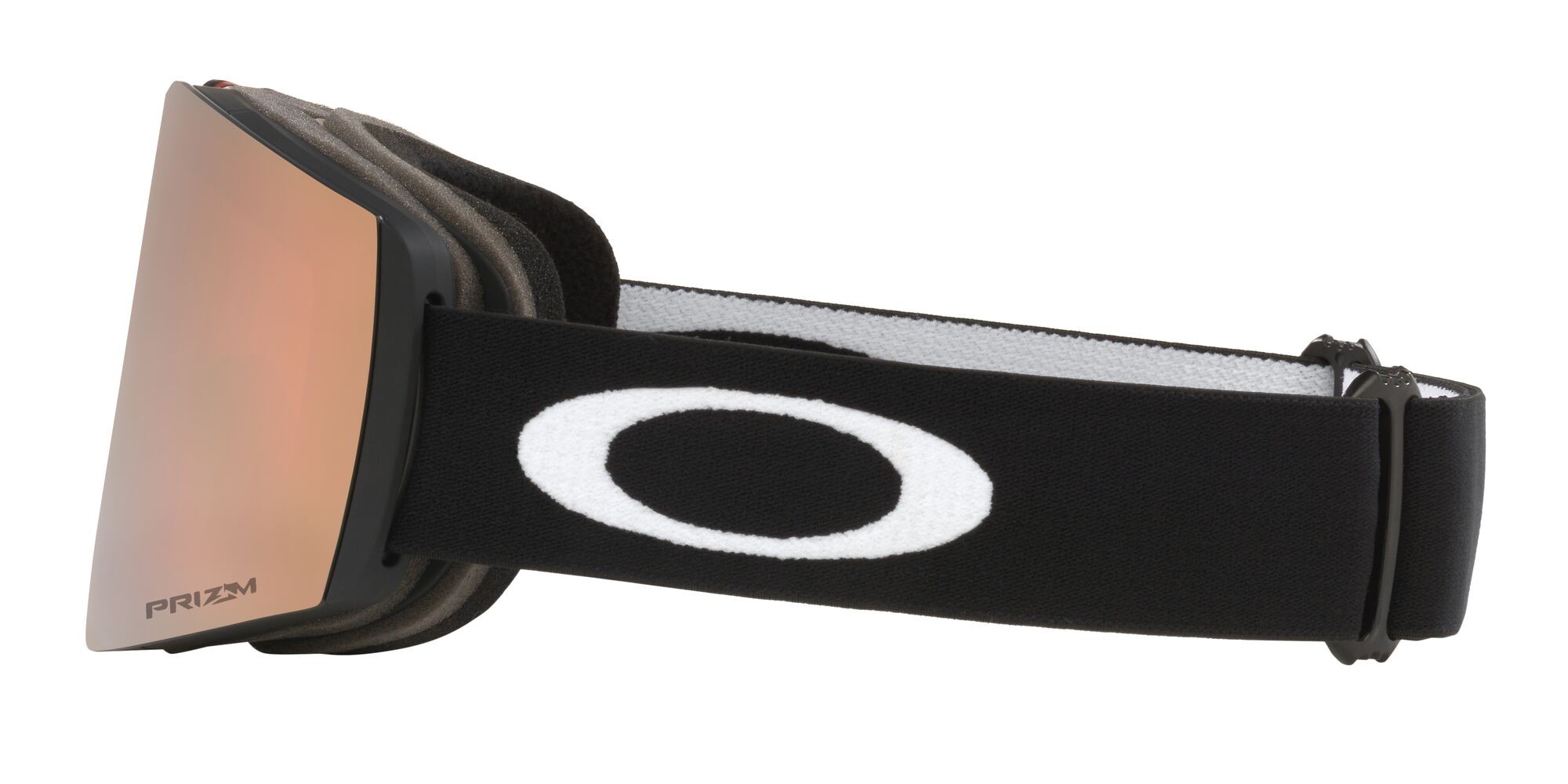 Ski and snowboard goggles Oakley Fall Line M OO 7103 (710354) color nero opaco shape mask lenses prizm rose gold iridium