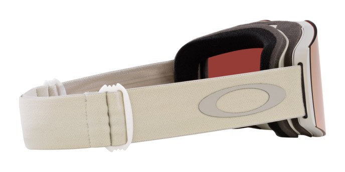 Maschere da Sci e Snowboard Oakley Fall Line M OO 7103 (710369) colore grigio freddo opaco forma mask lenti prizm rose gold iridium