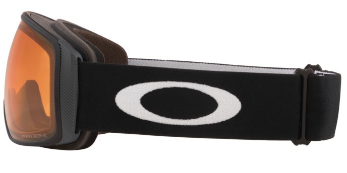 Ski and snowboard goggles Oakley Flight Tracker L OO 7104 (710404) color matte black shape irregular lenses prizm snow persimmon
