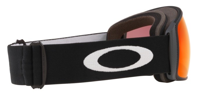 Maschere da Sci e Snowboard Oakley Flight Tracker L OO 7104 (710407) colore matte black forma irregolare lenti prizm snow torch