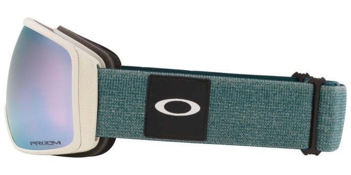 Skibrillen und Snowboard masken Oakley Flight Tracker L OO 7104 (710417) farbe heathered grey balsam form unregelmäßig gläser prizm snow sapphire