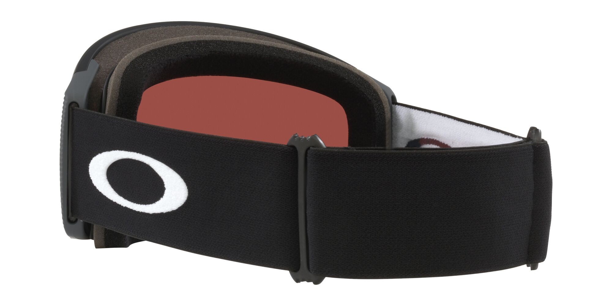 Ski and snowboard goggles Oakley Flight Tracker L OO 7104 (710460) color nero opaco shape mask lenses prizm sage gold iridium