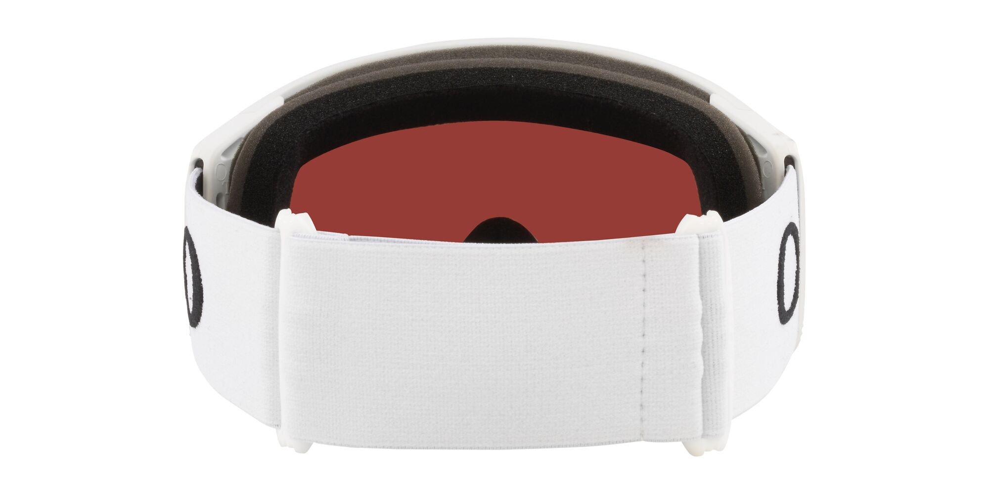 Skibrillen und Snowboard masken Oakley Flight Tracker L OO 7104 (710462) farbe bianco opaco form maske gläser prizm rose gold iridium