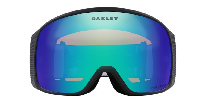 Ski and snowboard goggles Oakley Flight Tracker L OO 7104 (710467) color nero opaco shape mask lenses prizm snow argon iridium