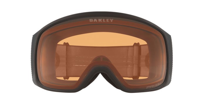Skibrillen und Snowboard masken Oakley Flight Tracker M OO 7105 (710503) farbe matte black form unregelmäßig gläser prizm snow persimmon