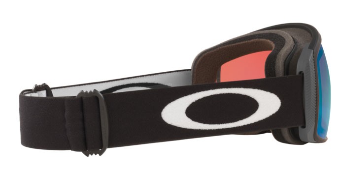 Maschere da Sci e Snowboard Oakley Flight Tracker M OO 7105 (710505) colore matte black forma irregolare lenti prizm snow sapphire