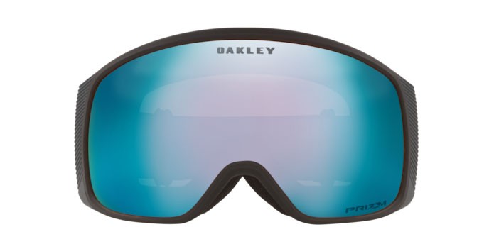 Maschere da Sci e Snowboard Oakley Flight Tracker M OO 7105 (710505) colore matte black forma irregolare lenti prizm snow sapphire