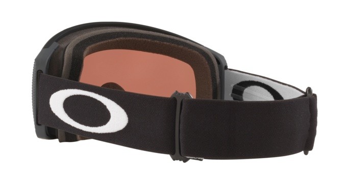 Maschere da Sci e Snowboard Oakley Flight Tracker M OO 7105 (710506) colore matte black forma irregolare lenti prizm snow torch