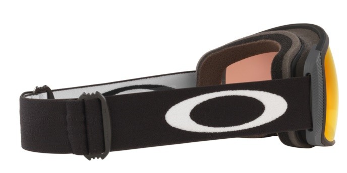Maschere da Sci e Snowboard Oakley Flight Tracker M OO 7105 (710506) colore matte black forma irregolare lenti prizm snow torch