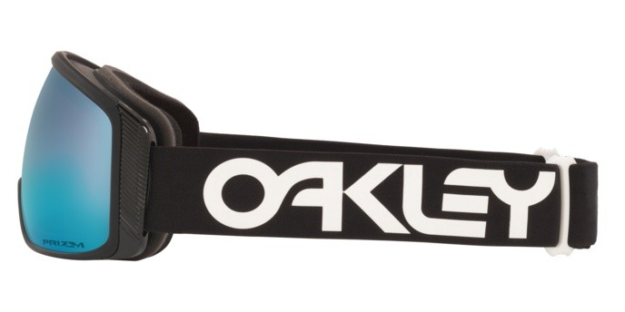 Skibrillen und Snowboard masken Oakley Flight Tracker M OO 7105 (710507) farbe factory pilot black form unregelmäßig gläser prizm snow sapphire