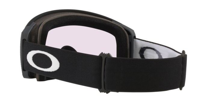 Skibrillen und Snowboard masken Oakley Flight Tracker M OO 7105 (710536) farbe matte black form unregelmäßig gläser prizm snow clear