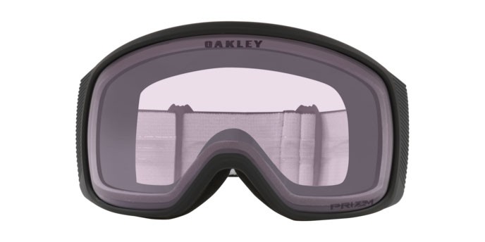 Skibrillen und Snowboard masken Oakley Flight Tracker M OO 7105 (710536) farbe matte black form unregelmäßig gläser prizm snow clear