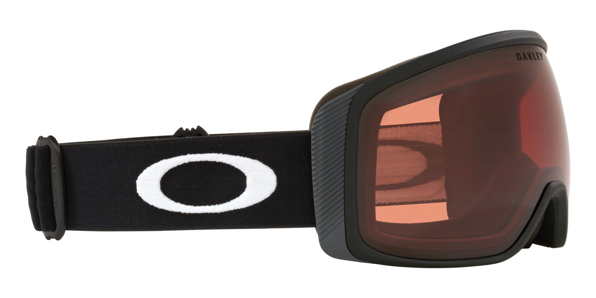 Maschere da Sci e Snowboard Oakley Flight Tracker M OO 7105 (710554) colore nero opaco forma mask lenti prizm snow garnet