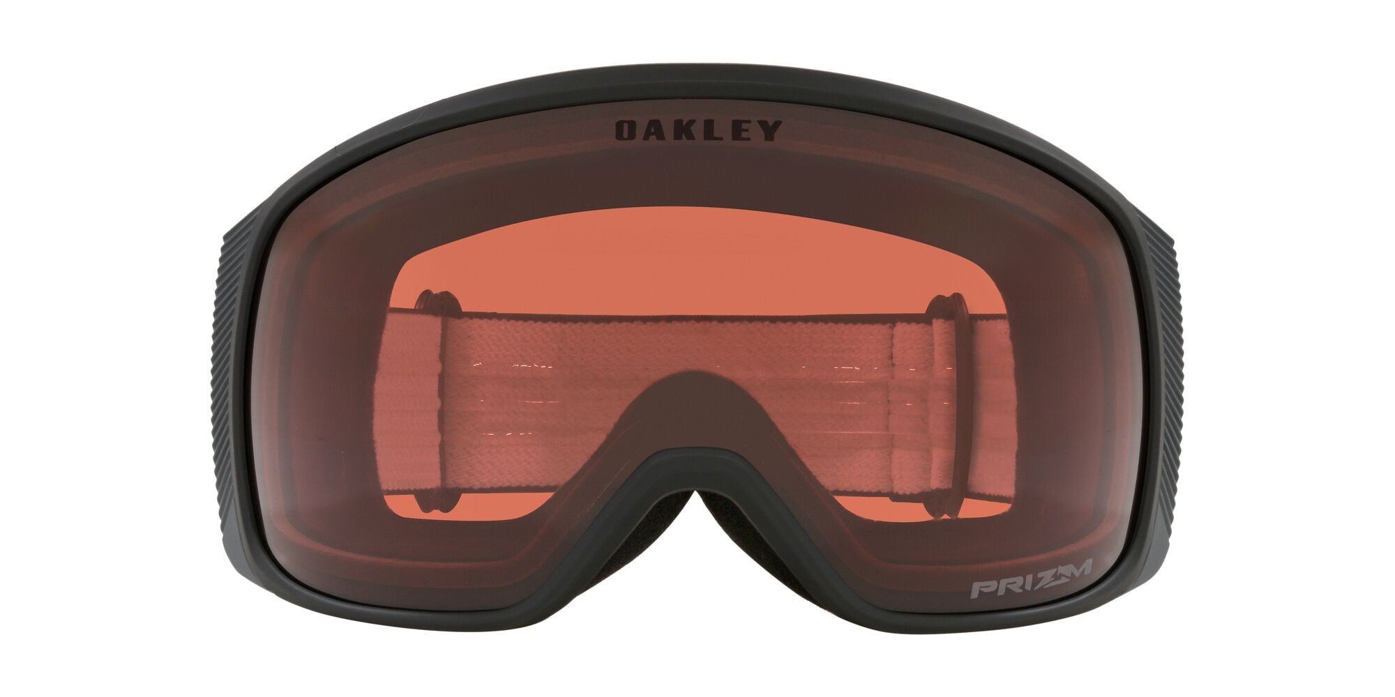 Maschere da Sci e Snowboard Oakley Flight Tracker M OO 7105 (710554) colore nero opaco forma mask lenti prizm snow garnet