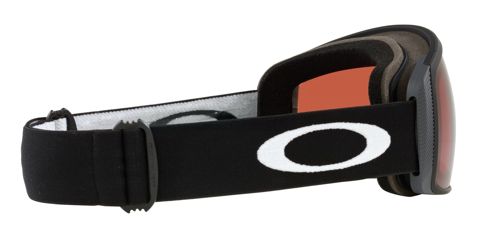 Maschere da Sci e Snowboard Oakley Flight Tracker M OO 7105 (710554) colore nero opaco forma mask lenti prizm snow garnet