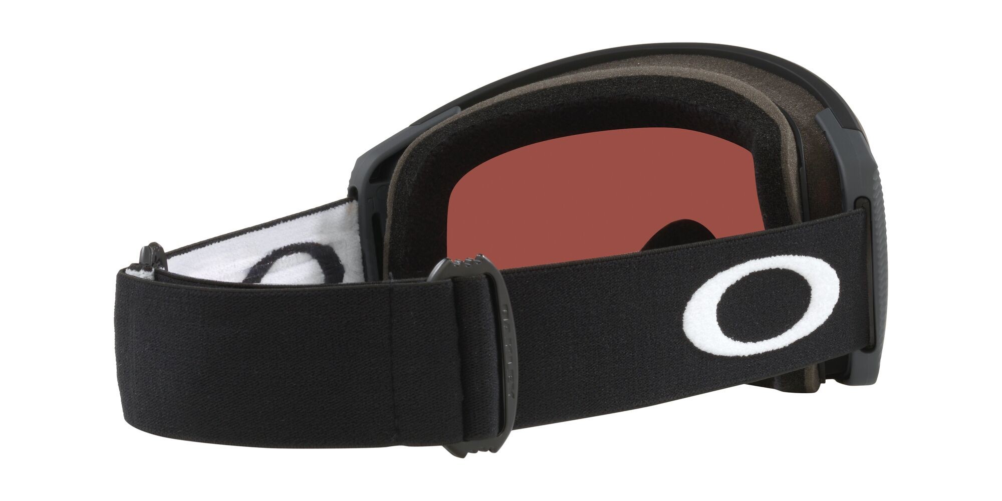 Skibrillen und Snowboard masken Oakley Flight Tracker M OO 7105 (710558) farbe nero opaco form maske gläser prizm sage gold iridium