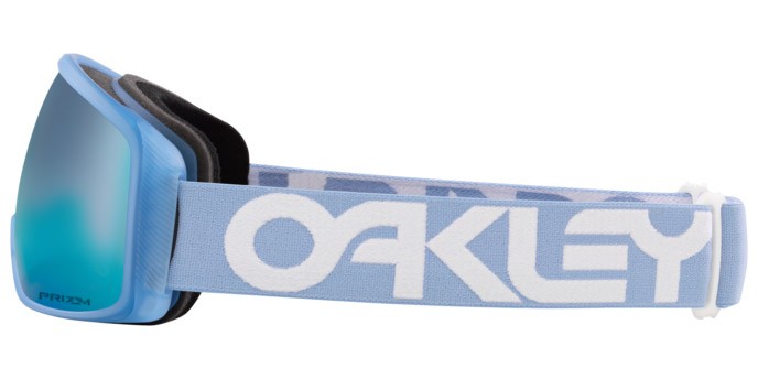 Skibrillen und Snowboard masken Oakley Flight Tracker M OO 7105 (710566) farbe blu navy opaco form maske gläser prizm snow sapphire iridium