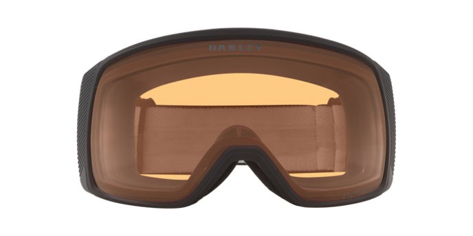 Skibrillen und Snowboard masken Oakley Flight Tracker S OO 7106 (710603) farbe matte black form unregelmäßig gläser prizm snow persimmon