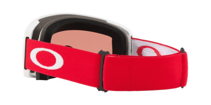 Skibrillen und Snowboard masken Oakley Flight Tracker S OO 7106 (710632) farbe redline form unregelmäßig gläser prizm snow torch