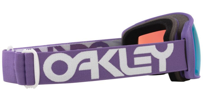 Skibrillen und Snowboard masken Oakley Flight Tracker S OO 7106 (710642) farbe lilla opaco form maske gläser prizm snow sapphire iridium