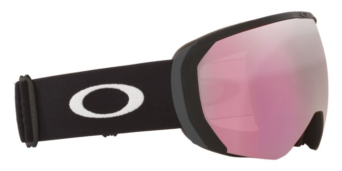 Skibrillen und Snowboard masken Oakley Flight Path L OO 7110 (711002) farbe matte black form unregelmäßig gläser prizm snow hi pink