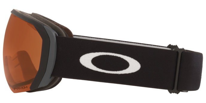 Maschere da Sci e Snowboard Oakley Flight Path L OO 7110 (711003) colore matte black forma irregolare lenti prizm snow persimmon