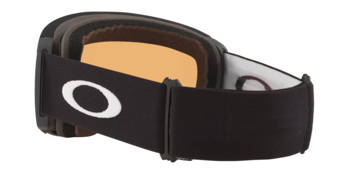 Maschere da Sci e Snowboard Oakley Flight Path L OO 7110 (711003) colore matte black forma irregolare lenti prizm snow persimmon