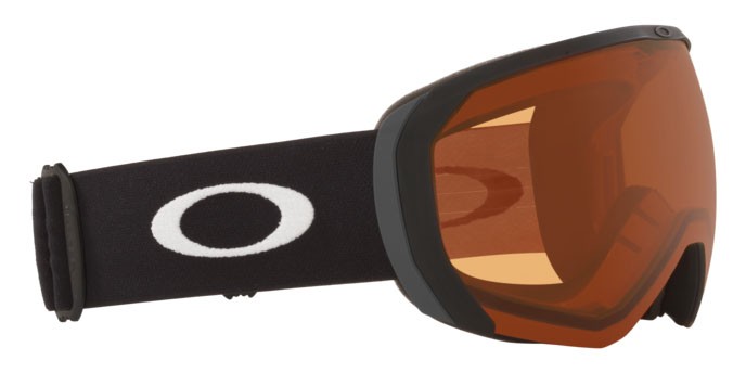 Maschere da Sci e Snowboard Oakley Flight Path L OO 7110 (711003) colore matte black forma irregolare lenti prizm snow persimmon