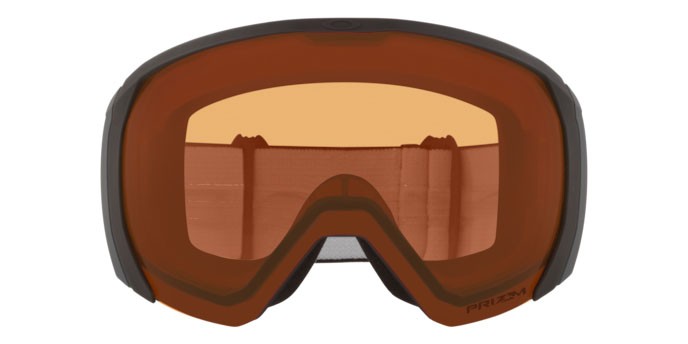 Maschere da Sci e Snowboard Oakley Flight Path L OO 7110 (711003) colore matte black forma irregolare lenti prizm snow persimmon