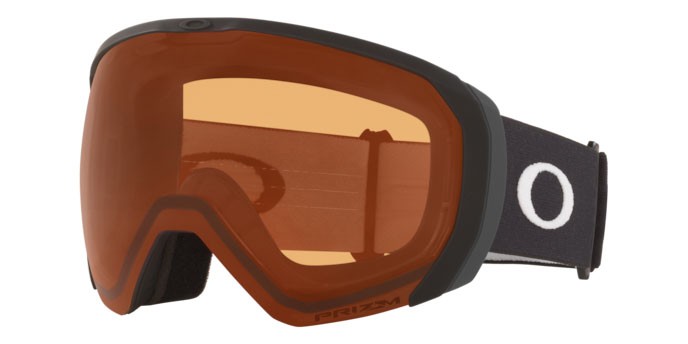 Maschere da Sci e Snowboard Oakley Flight Path L OO 7110 (711003) colore matte black forma irregolare lenti prizm snow persimmon