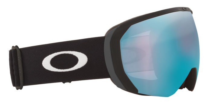 Maschere da Sci e Snowboard Oakley Flight Path L OO 7110 (711005) colore matte black forma irregolare lenti prizm snow sapphire