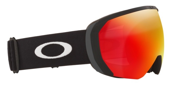 Maschere da Sci e Snowboard Oakley Flight Path L OO 7110 (711006) colore matte black forma irregolare lenti prizm snow torch