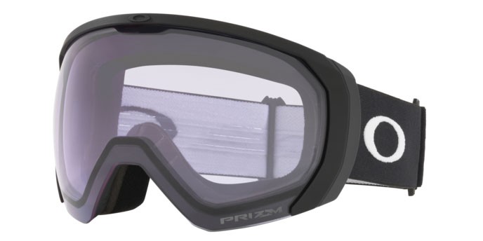 Maschere da Sci e Snowboard Oakley Flight Path L OO 7110 (711034) colore matte black forma irregolare lenti prizm snow clear
