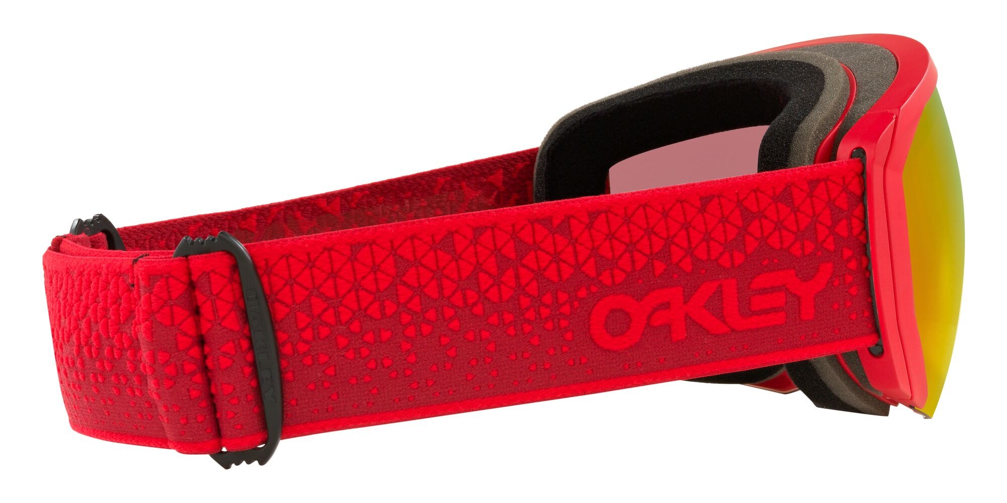Skibrillen und Snowboard masken Oakley Flight Path L OO 7110 (711048) farbe red ember form maske gläser prizm snow torch iridium