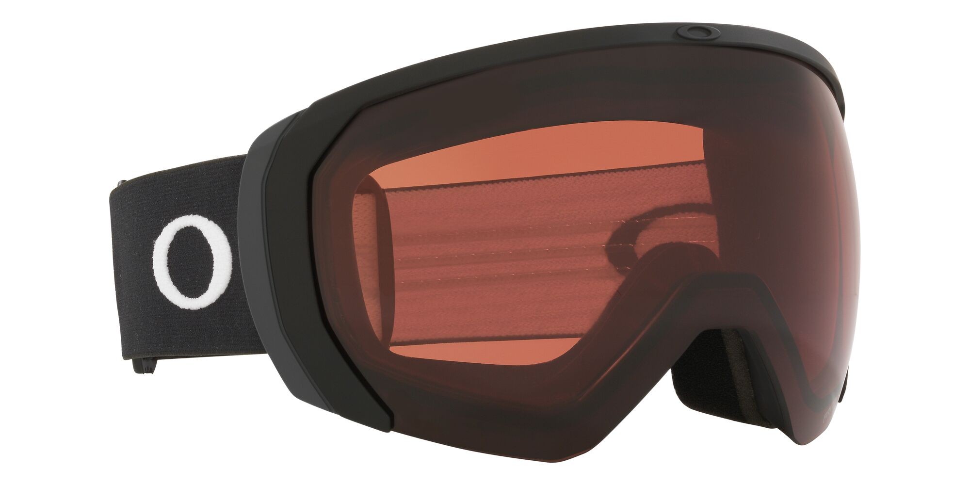Maschere da Sci e Snowboard Oakley Flight Path L OO 7110 (711049) colore nero opaco forma mask lenti prizm snow garnet