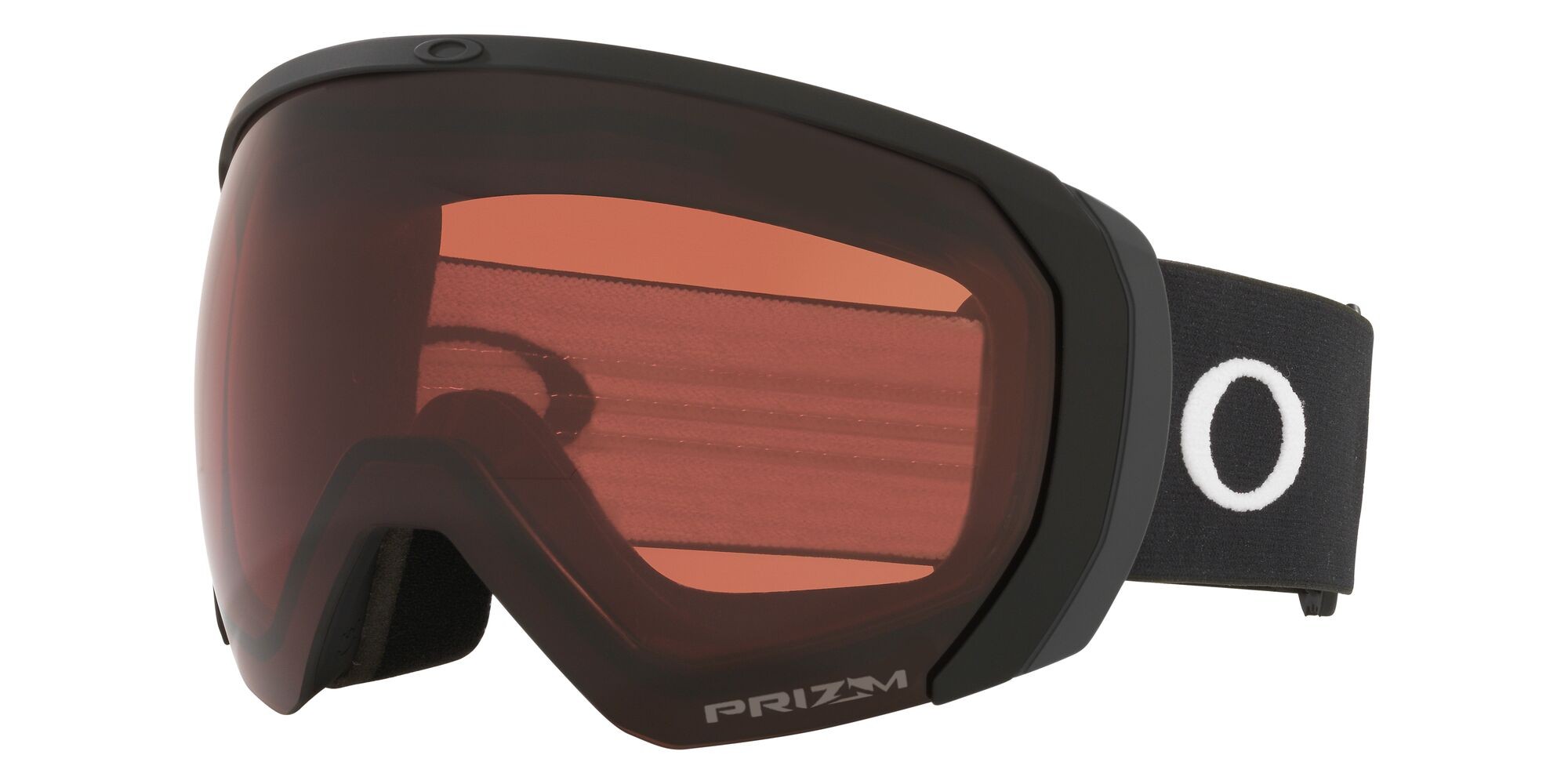 Maschere da Sci e Snowboard Oakley Flight Path L OO 7110 (711049) colore nero opaco forma mask lenti prizm snow garnet