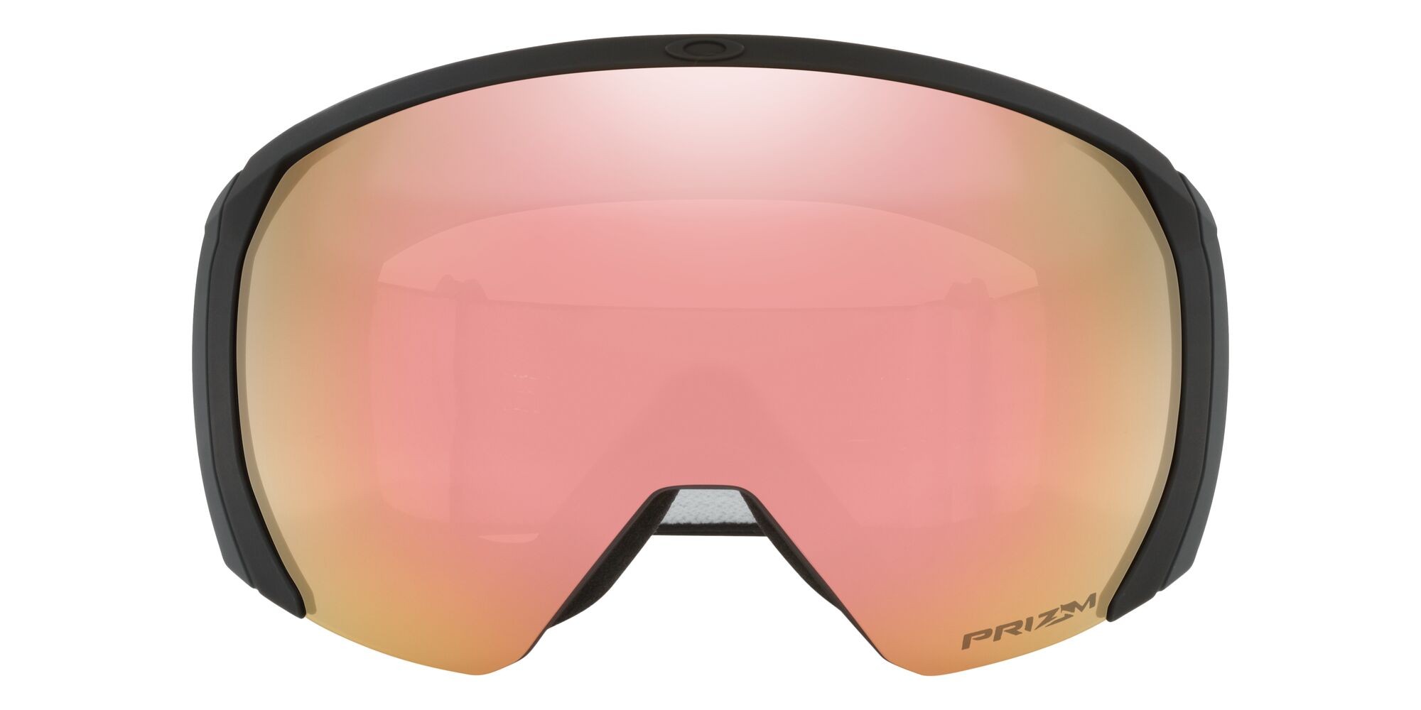 Maschere da Sci e Snowboard Oakley Flight Path L OO 7110 (711053) colore nero opaco forma mask lenti prizm rose gold iridium