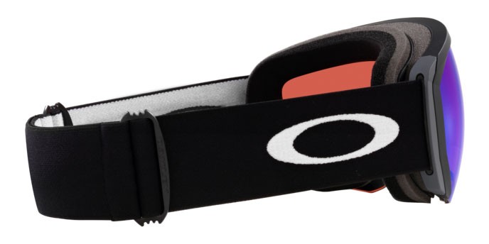 Ski and snowboard goggles Oakley Flight Path L OO 7110 (711059) color nero opaco shape mask lenses prizm snow argon iridium