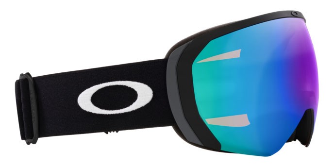 Ski and snowboard goggles Oakley Flight Path L OO 7110 (711059) color nero opaco shape mask lenses prizm snow argon iridium