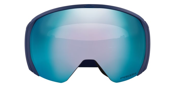 Maschere da Sci e Snowboard Oakley Flight Path L OO 7110 (711062) colore blu navy opaco forma mask lenti prizm snow sapphire iridium