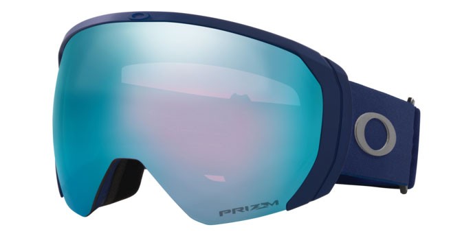 Maschere da Sci e Snowboard Oakley Flight Path L OO 7110 (711062) colore blu navy opaco forma mask lenti prizm snow sapphire iridium