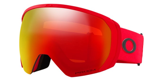 Skibrillen und Snowboard masken Oakley Flight Path L OO 7110 (711064) farbe matte redline form maske gläser prizm snow torch iridium
