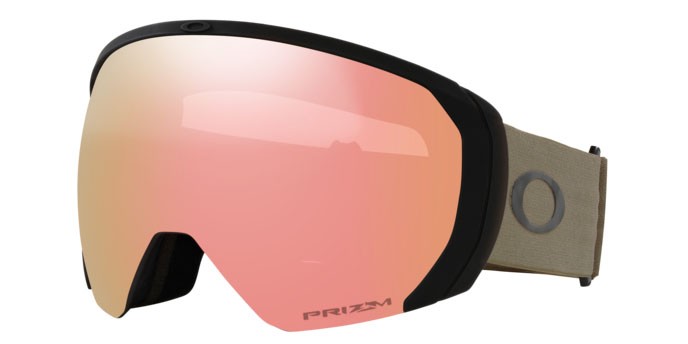 Skibrillen und Snowboard masken Oakley Flight Path L OO 7110 (711065) farbe grigio caldo form maske gläser prizm rose gold iridium