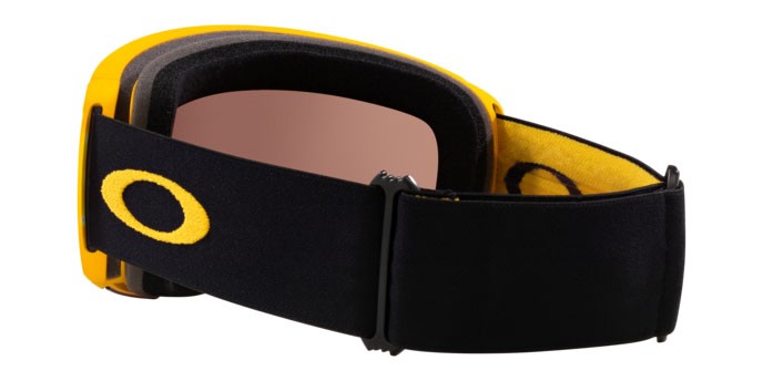 Skibrillen und Snowboard masken Oakley Flight Path L OO 7110 (711067) farbe black stripes form maske gläser prizm snow black iridium