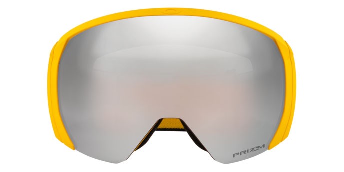 Skibrillen und Snowboard masken Oakley Flight Path L OO 7110 (711067) farbe black stripes form maske gläser prizm snow black iridium