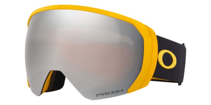 Skibrillen und Snowboard masken Oakley Flight Path L OO 7110 (711067) farbe black stripes form maske gläser prizm snow black iridium