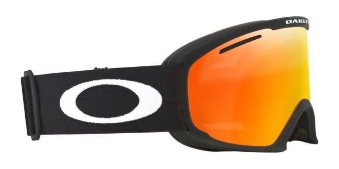 Maschere da Sci e Snowboard Oakley O-Frame 2.0 Pro L OO 7112 (711201) colore matte black forma irregolare lenti fire iridium & persimmon